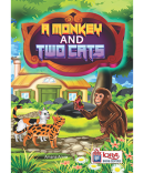 A Monkey and Two Cats